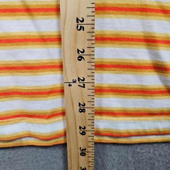 Cheez It Shirt Striped Retro Orange Embroidered Adult XL Kelloggs - Picture 5 of 6